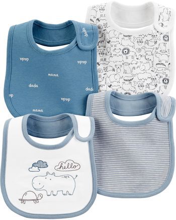 BABEROS DE SILICONA O TELA + PAÑALES ETAPA M